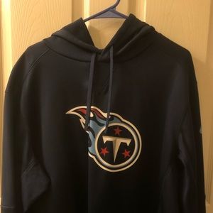 Nike NFL Apparel Navy Tennessee Titans XL Hoodie